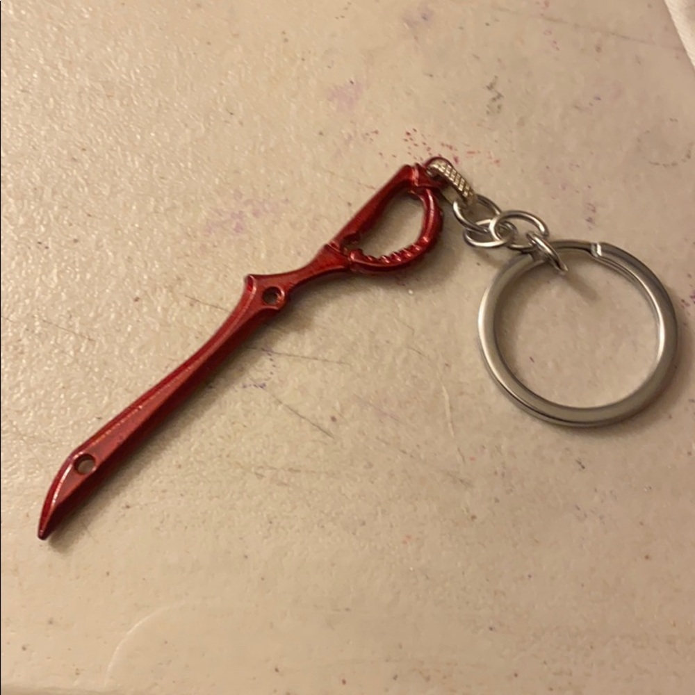 kill la kill anime ryuko matoi weapon keychain
